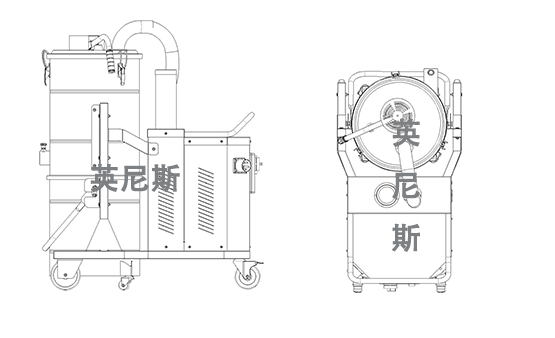 数控清灰工业吸尘器