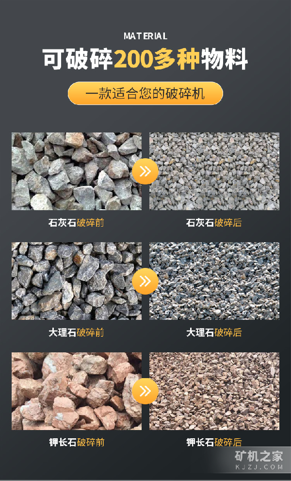 PE500*1500颚式破碎机物料处理