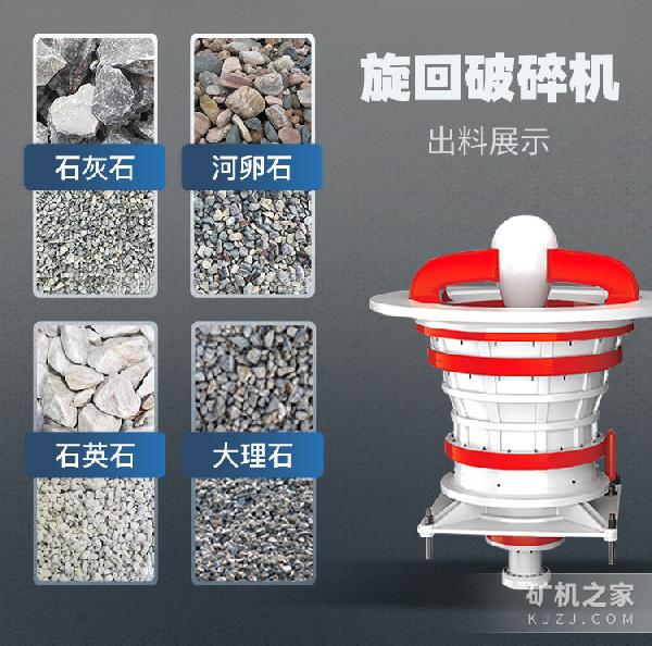 旋回式破碎机出料