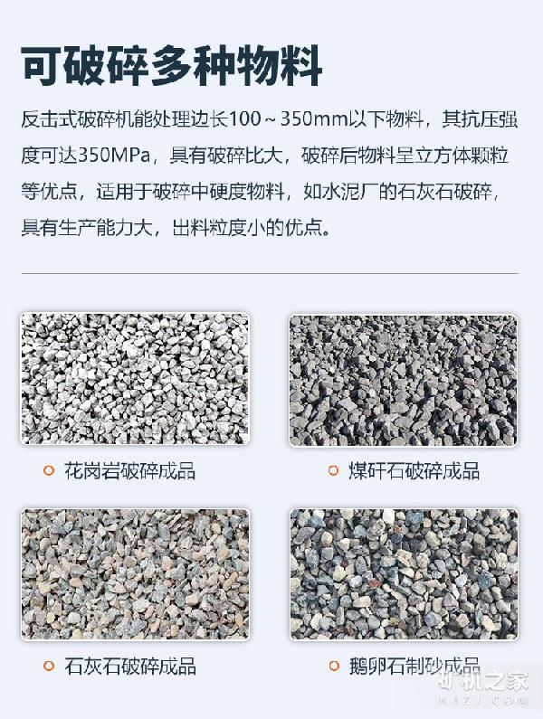 1214反击式破碎机应用领域