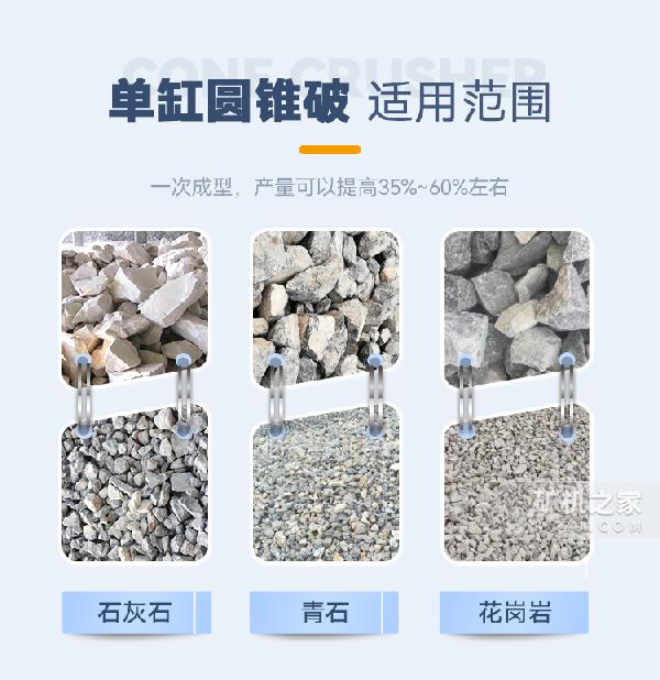 圆锥破碎机适用范围