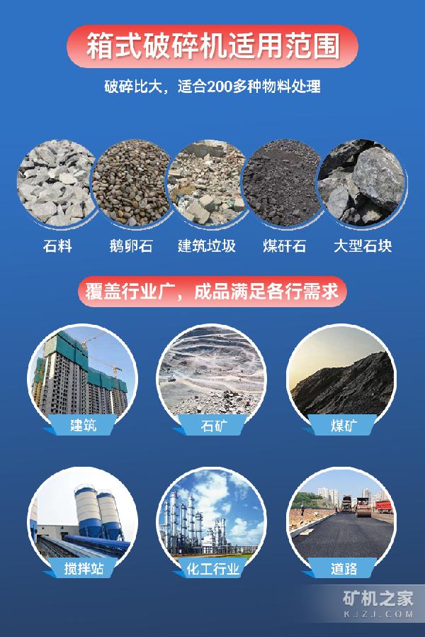 箱式破碎机适用范围
