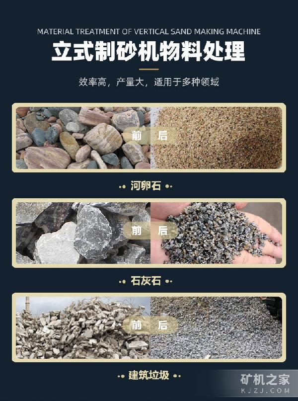 立式制砂机 1500型物料处理