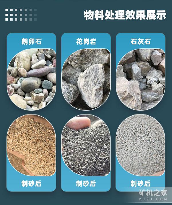 反击式制砂机物料处理
