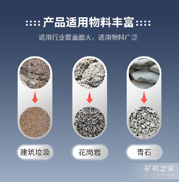 双级粉碎机适用物料