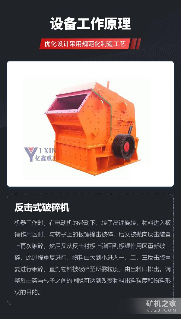 PF1060反击式破碎机工作原理