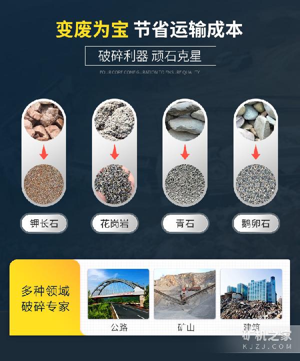 LF-250反击式移动破碎站设备用途