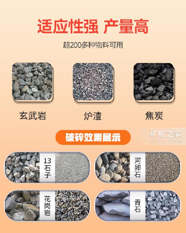 移动颚式破碎机适用范围