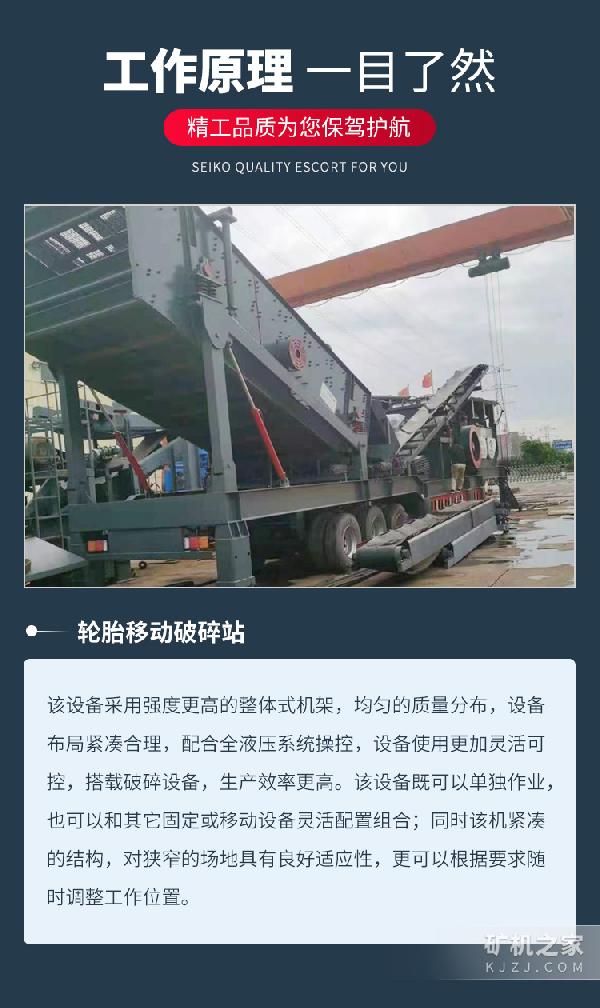 LP轮胎式系列移动破碎站工作原理