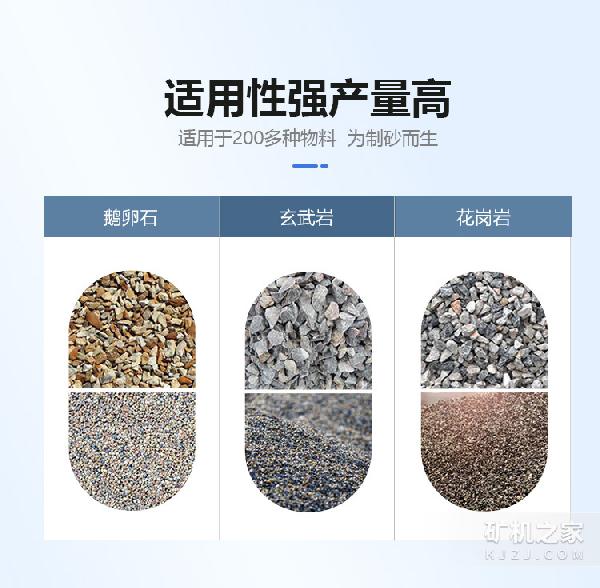 新型反击式液压开箱制砂机出料展示