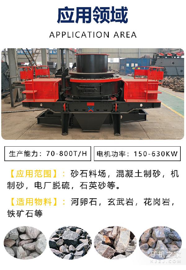VSI系列立轴冲击式破碎机应用领域 VSI系列立轴冲击式破碎机应用领域