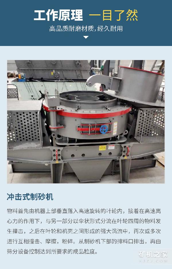 冲击式制砂机工作原理