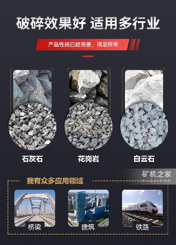 液压开箱制砂机适用物料