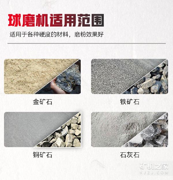 球磨机适用范围