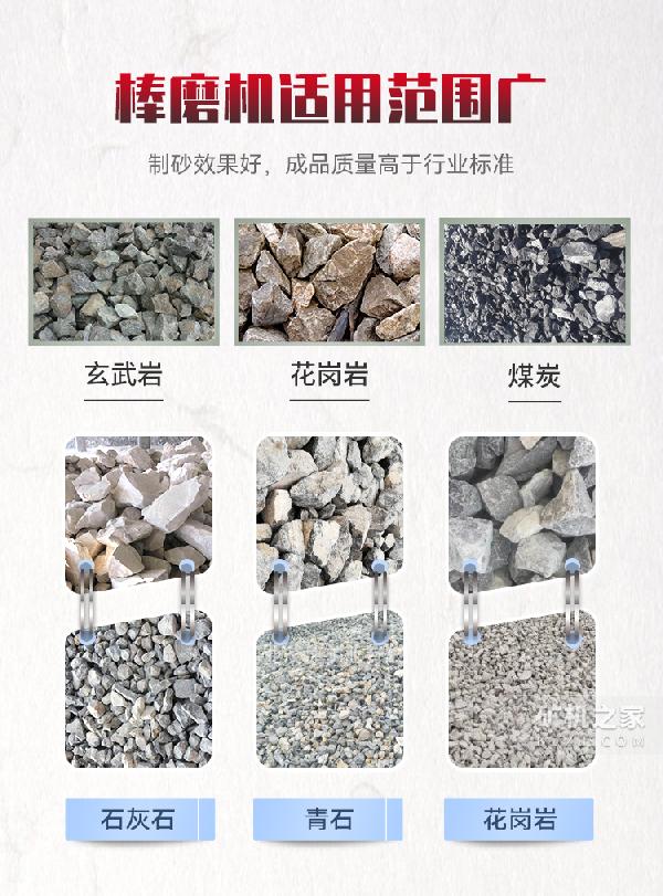 棒磨机适用范围