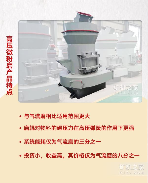 高压微粉磨产品特点