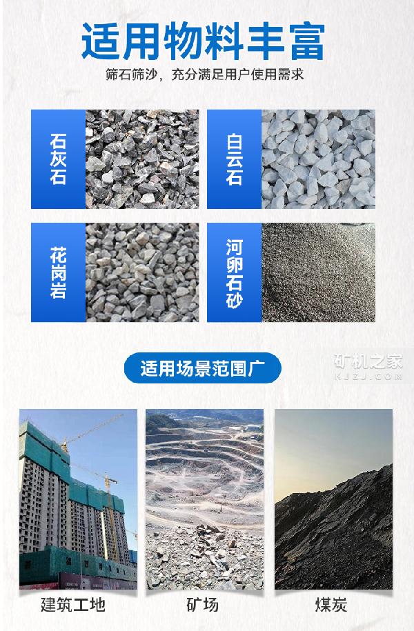 大型振动筛适用范围