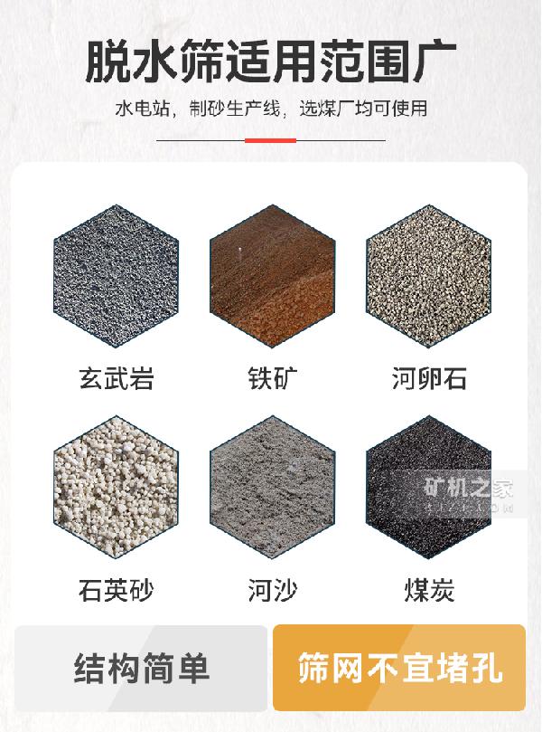 脱水筛适用范围