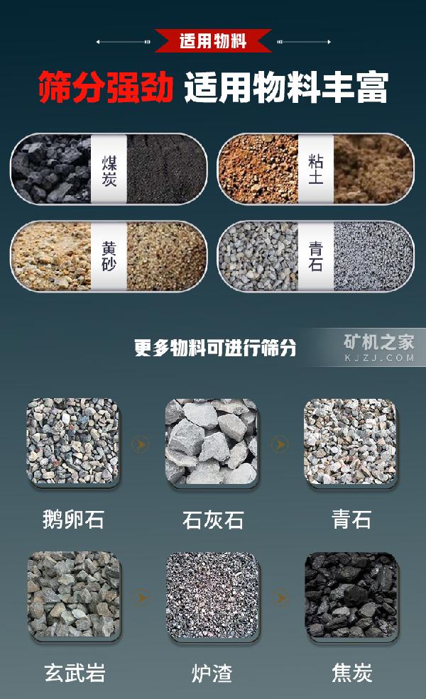 移动无轴滚筒筛适用范围