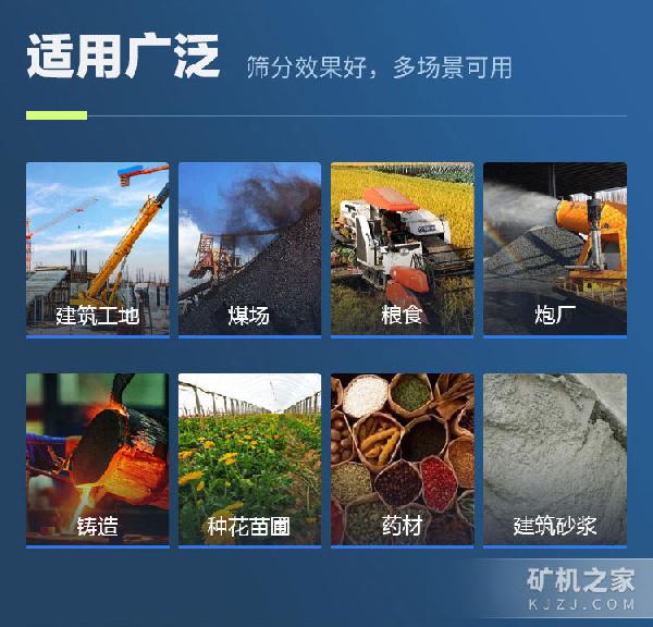筛沙机应用领域
