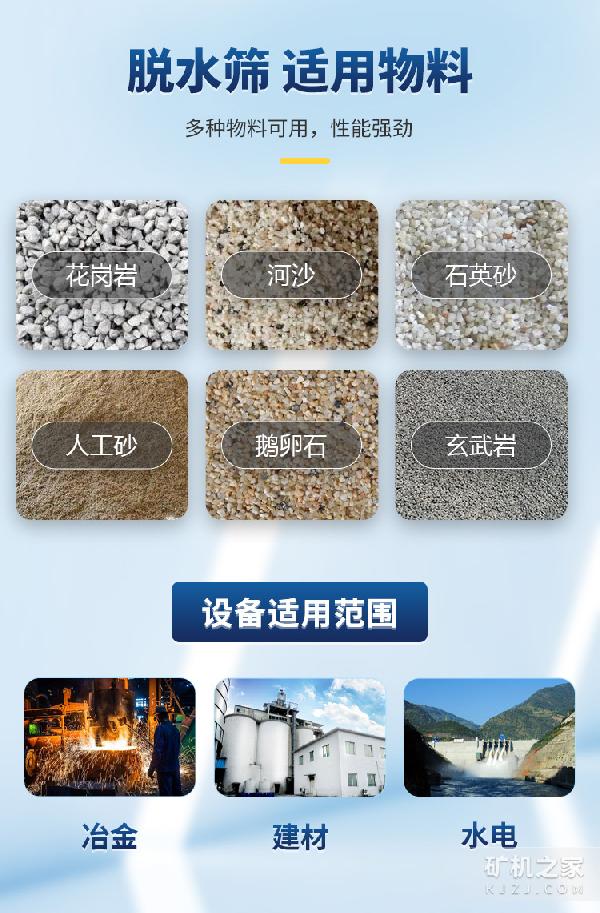 2450脱水筛适用范围