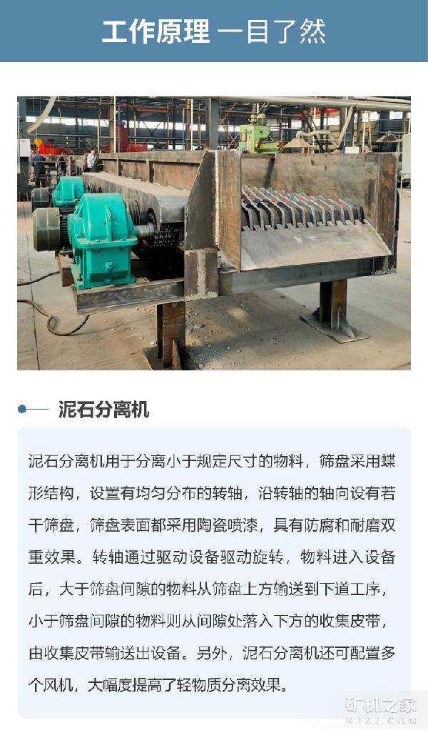 泥石分离机工作原理