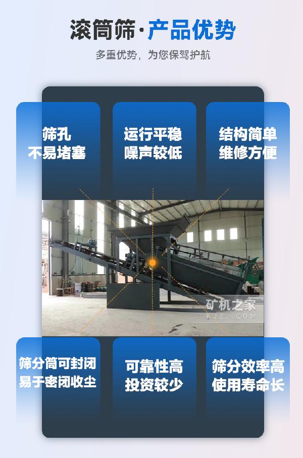 30型滚筒筛产品优势