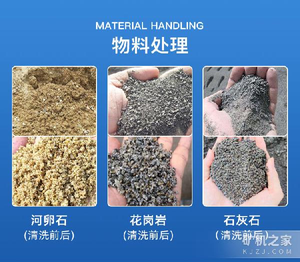 移动破碎洗沙机物料处理
