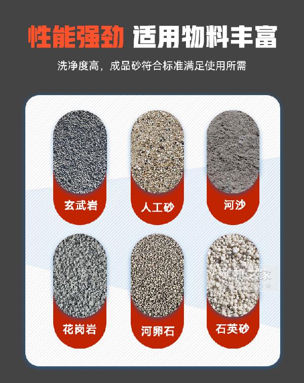 轮斗洗砂机适用范围