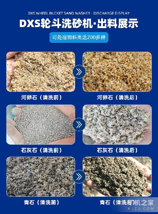DXS轮斗洗砂机物料处理