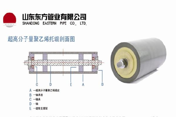 超高分子量聚乙烯托辊