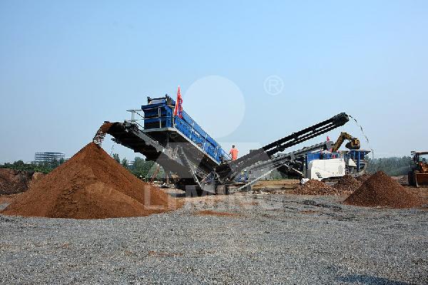 水泥块砖块建筑垃圾破碎站