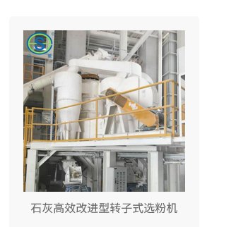 石灰高效改进型转子式选粉机