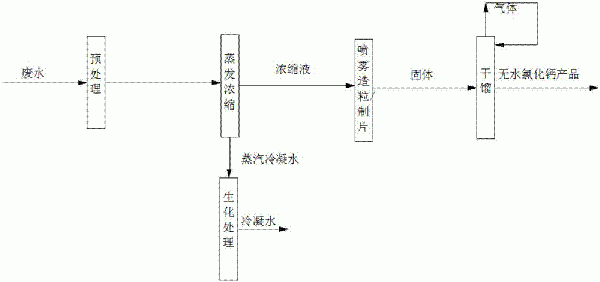 高盐高有机物废水中分离回收氯化钙的方法与流程