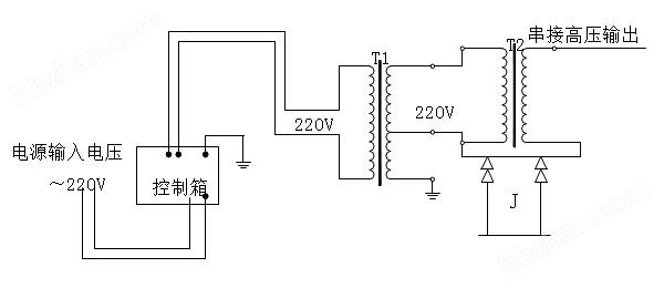 工频试验变压器原理图