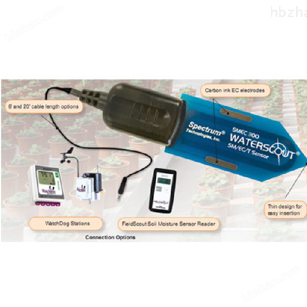 土壤水分温度电导率三参数测量仪