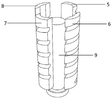 一种空心轻质纤维增强复合材料螺旋弹簧的制造工艺方法与流程