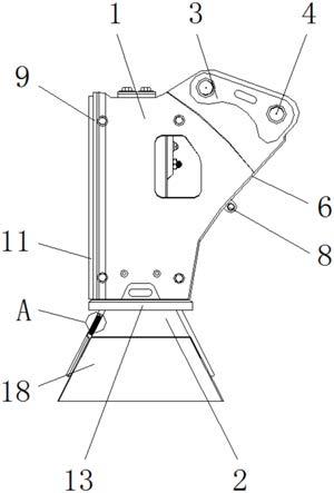 破碎锤用具有耐磨结构便于拆装的外壳体的制作方法