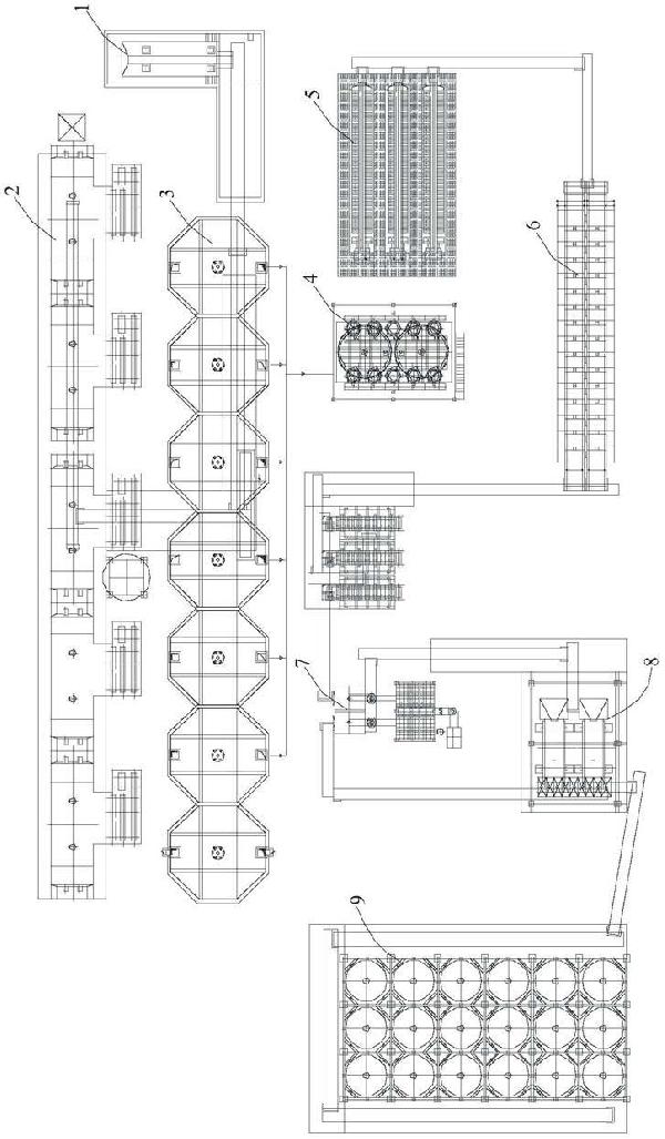 新型制粉生产工艺及其生产线的制作方法