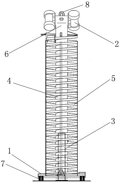螺旋振动垂直提升机的制作方法