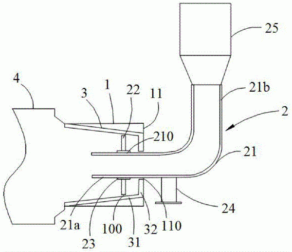 球磨机及其进料结构的制作方法