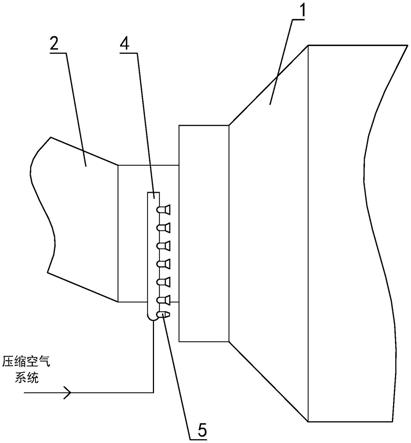 磨煤机入口防漏装置的制作方法