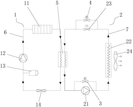 新型储能电池水冷机组系统的制作方法