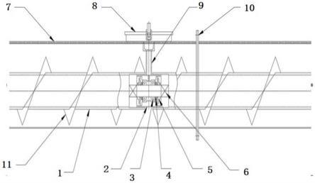 螺旋输送机的中间吊轴承的制作方法