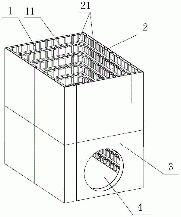 用于顶管工作井施工的支护结构的制作方法