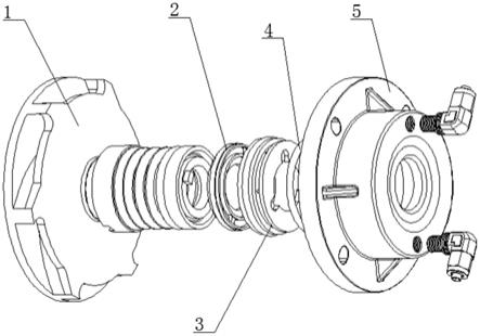 一种离心泵的耐空转机械密封转动环的制作方法
