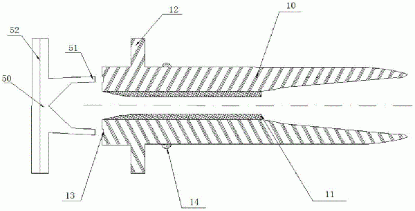 碟式分离机用大口径喷嘴可间隙喷渣结构