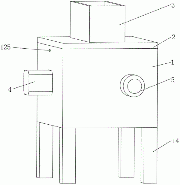 具有清除积料功能的高压辊磨机