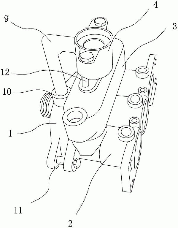 柱塞泵的回水结构的制作方法