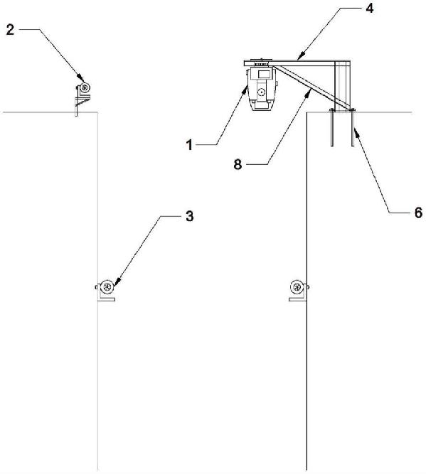 竖井收敛的监测装置的制作方法
